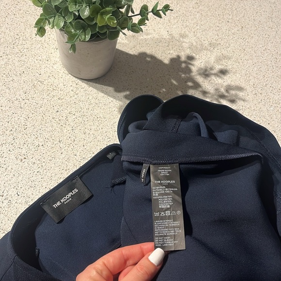 The Kooples 2024 Sz 1 Navy Dress with Sleeves - Picture 11 of 16